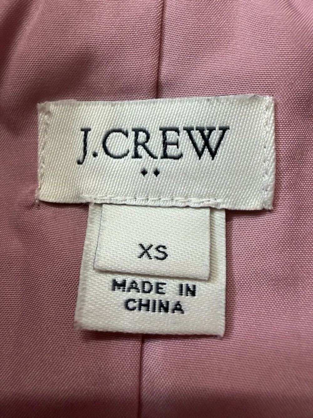 J.Crew Pink Faux Fur Teddy Fleece Zip Front Vest Women's XS Cozy Soft